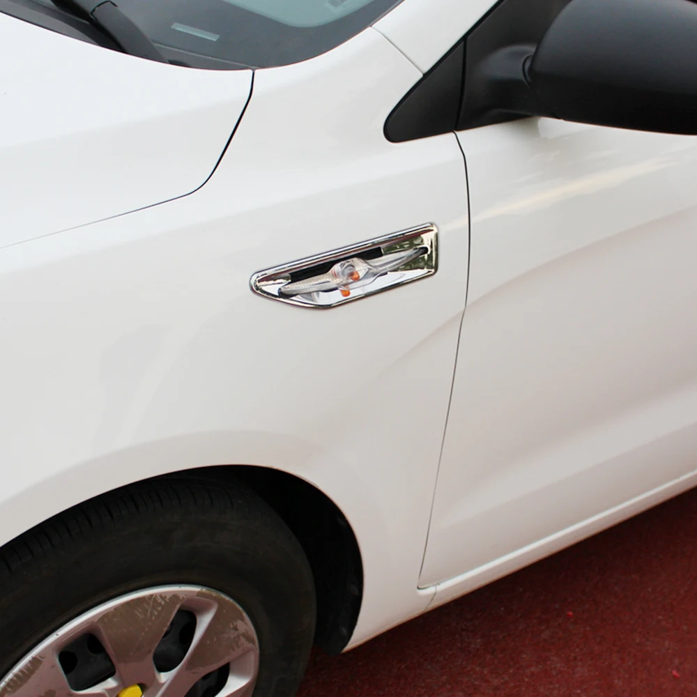 Стайлинг автомобиля для KIA RIO K2 2011 2012 2013 2014 ABS хромированный боковой свет