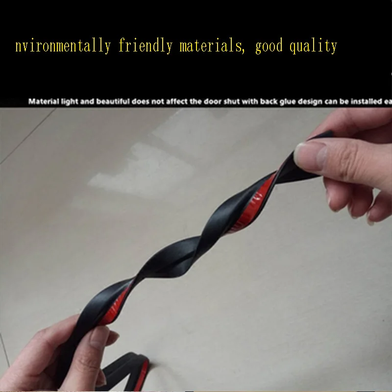  1.5m Car Rear Bumper Trunk Soundproof Trim Seal Strip For Alfa Romeo Kia Ceed Rio Cerato Sportage S