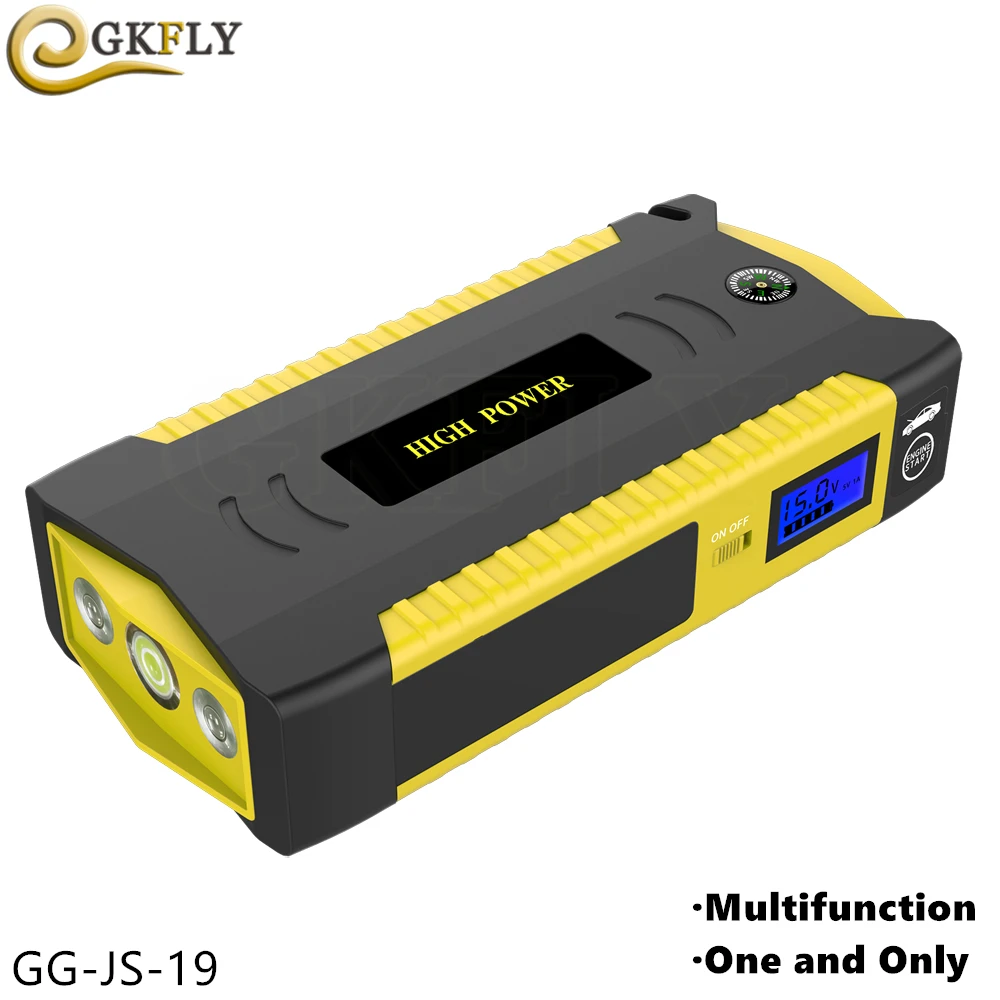 2019 Portable Power Bank 12V starter Emergency Car Jumper Starter 600A Peak Jumper Booster Car font