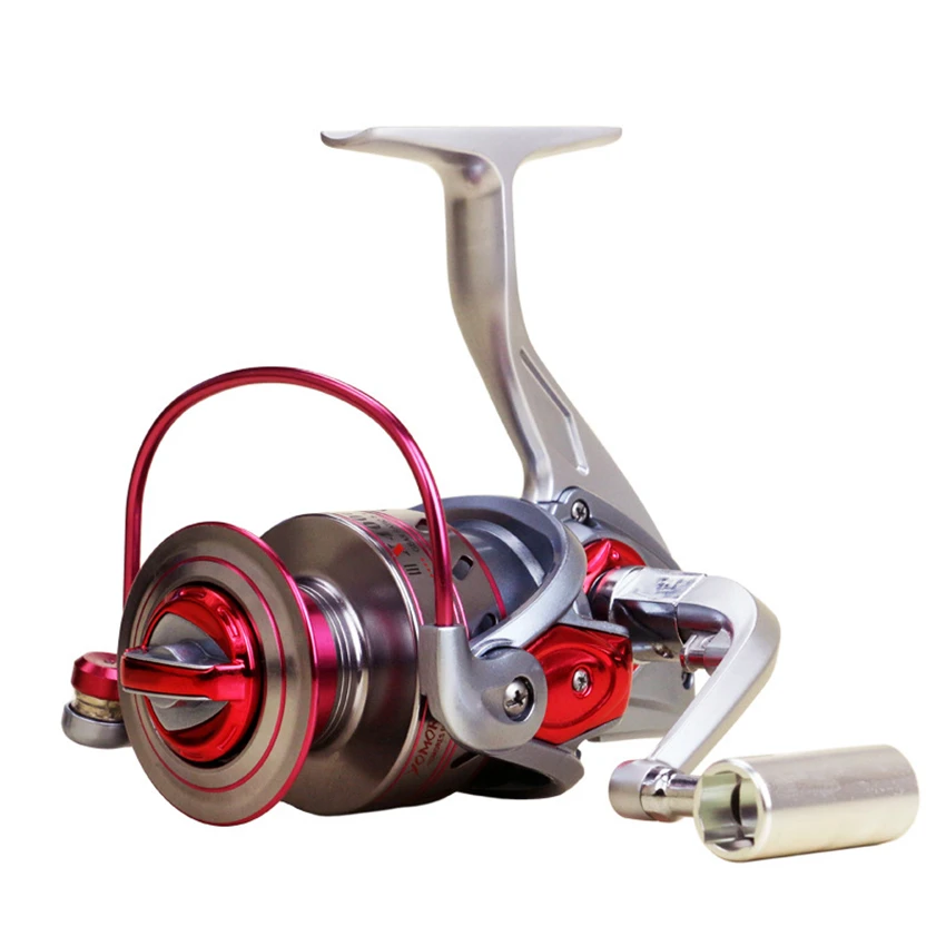 

Upgraded fishing reel handle spinning fishing reel Durable Left And Right Hand Exchange pre-loading spinning Wheel pesca