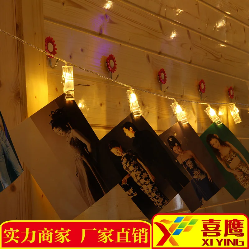 2020 New Time-limited Suppliers Supply Of Housing Decorative Photo Frame Exposed Sky Star String Clip Shape Led Battery Light | Освещение