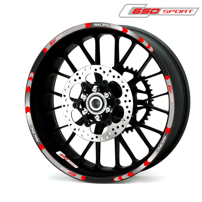 High quality Motorcycle Wheel Sticker 7 Style 15inch Tire Rim Stickers