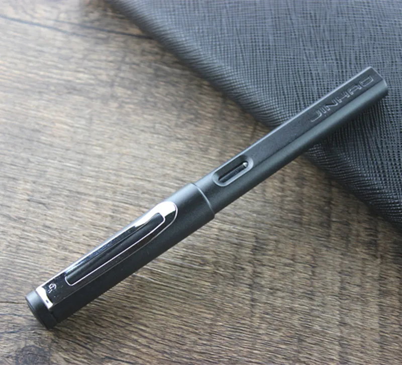 Бесплатная доставка каллиграфическая ручка jinhao 0 38 мм роскошная матовая черная 5