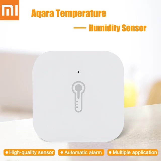 New Original Xiaomi Aqara Temperature Humidity Sensor Smart Home Device Air Pressure Work With Android IOS APP Fast Ship
