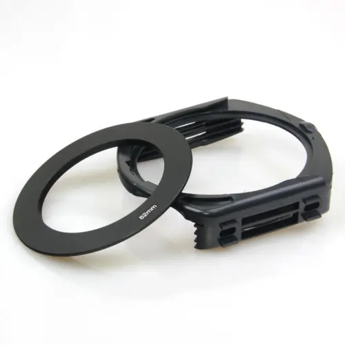 62mm 62 mm Metal Adapter Ring + Filter Filters Holder Hood Fit For