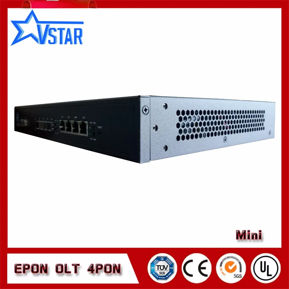 1U 4Pon Olt Gepon Mini 4 порта Epon Olt