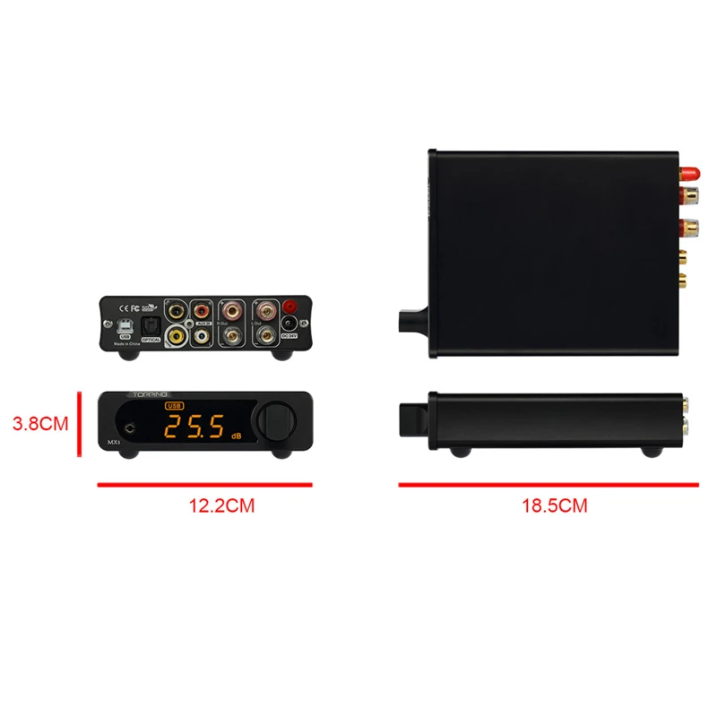 TOPPING MX3 Bluetooth цифровой усилитель USB коаксиальный волоконный декодер встроенный DAC