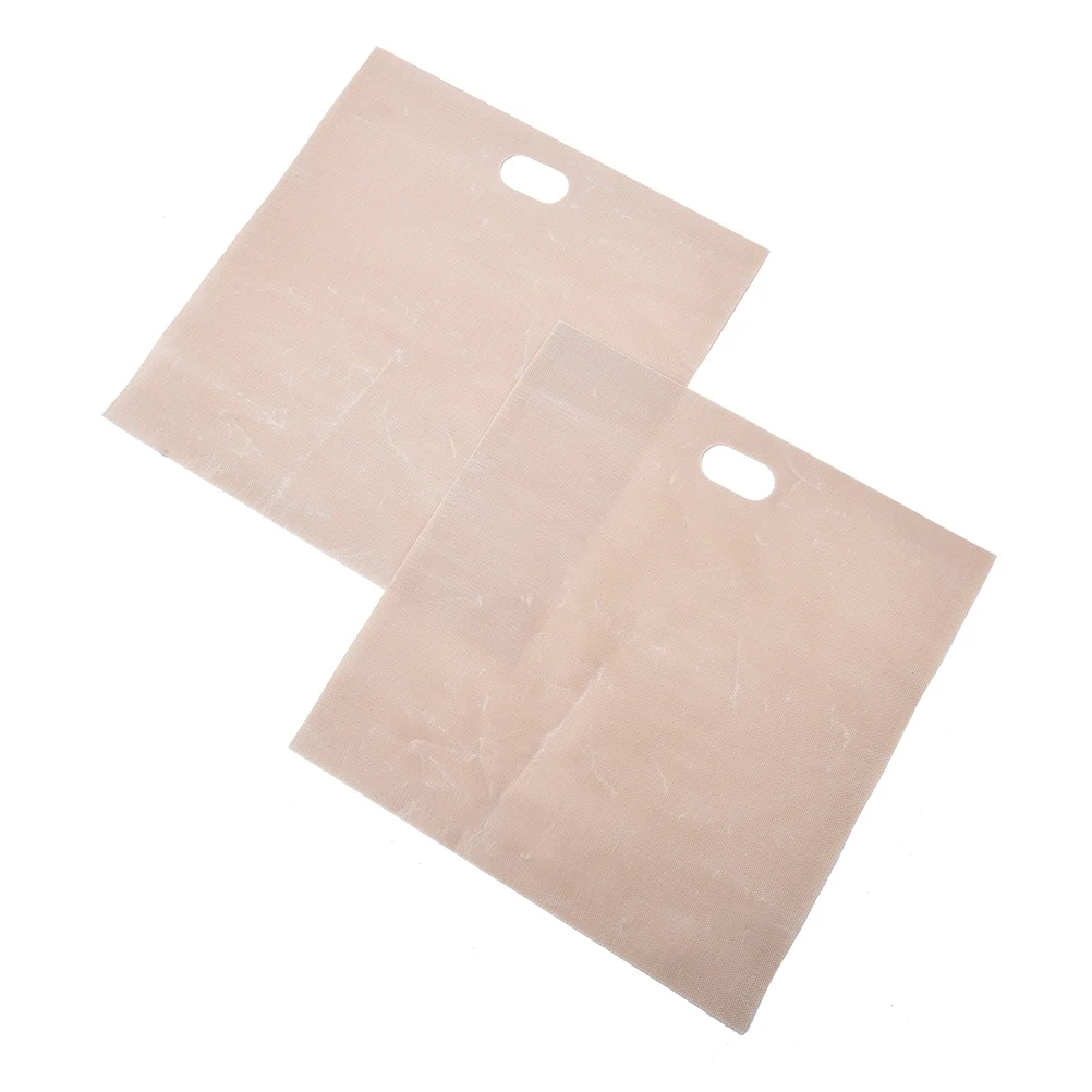2 unids/set no palo reutilizable resistente al calor tostadora bolsas de papas fritas de calefacción bolsas al aire libre vajilla Camping senderismo Tools16 * 16,5 cm