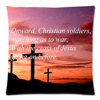 

45x45cm Christian Bible Verse Polyester cushion cover decorative two side print throw pillows case for sofa home decor