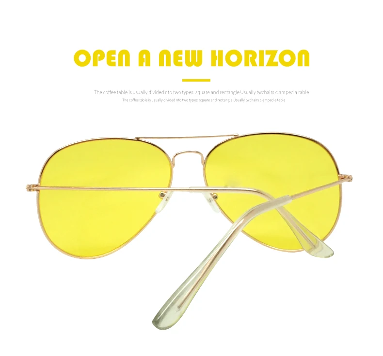 MINIMUM Clear Pink Sunglasses Women Men Ocean Transparent Sun Glasses Candy Color Eyewear Pilot Toad Yellow Lens Glasses Anti-UV1 (7)