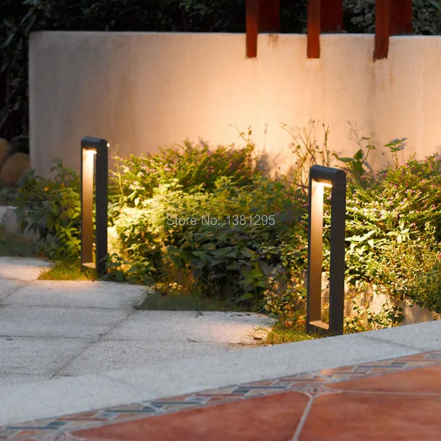 online shop aluminum alloy outdoor led garden bollard path lights 6w