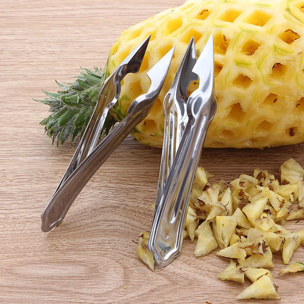 

1Pc Cheaper Pineapple Eye Peeler Convenient Tools Stainless Steel Cutter Practical Seed Remover Clip Home Kitchen Accessories