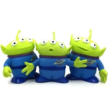 Disney juguete historia Woody verde alienígenas 3 estilos 15cm figura de acción postura colección de decoración de Anime figura de juguete modelo regalo