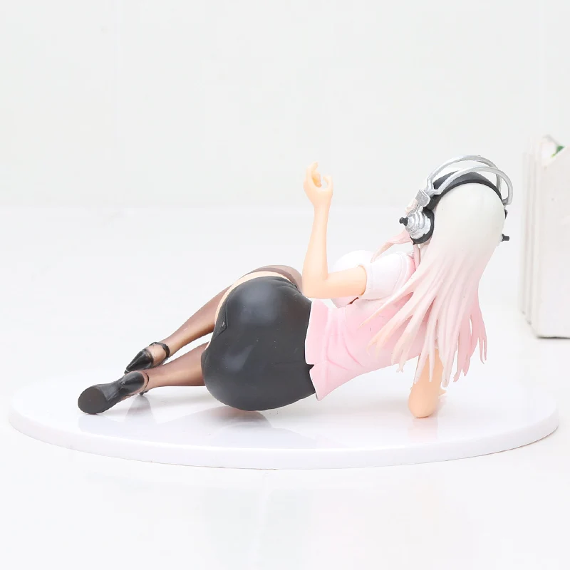 Супер купальный костюм Sonico lying Ver. ПВХ фигурка Коллекционная модель SuperSonico игрушки для взрослых Аниме Фигурка Горячая Девочка Кукла