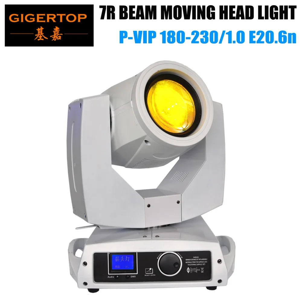 

TIPTOP TP-7R Stage Moving Osram 230w Sharpy 7R Moving Head Beam Light Sharpy Beam 16 Prism White Case Glass Color/GOBO wheel