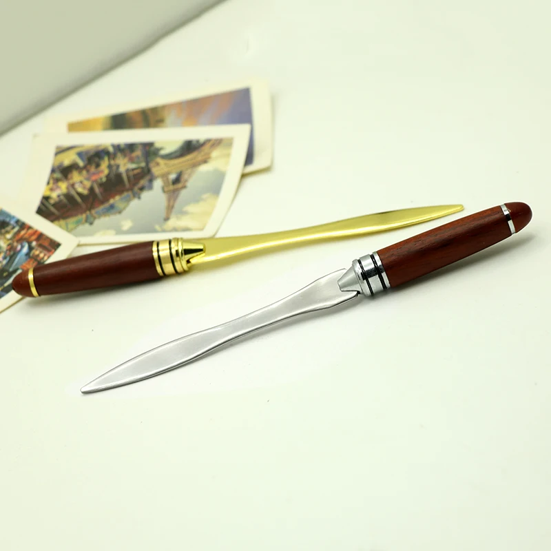 High Quality Stainless Steel Redwood Retro Handheld Letter Opener