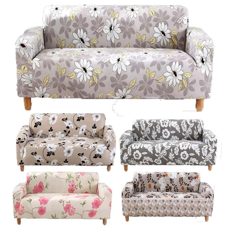 

Sofa Cover Elastic Stretchable Corner and Armchairs Living Room Sectional Cover Universal Protector Single Two Three Four Seat