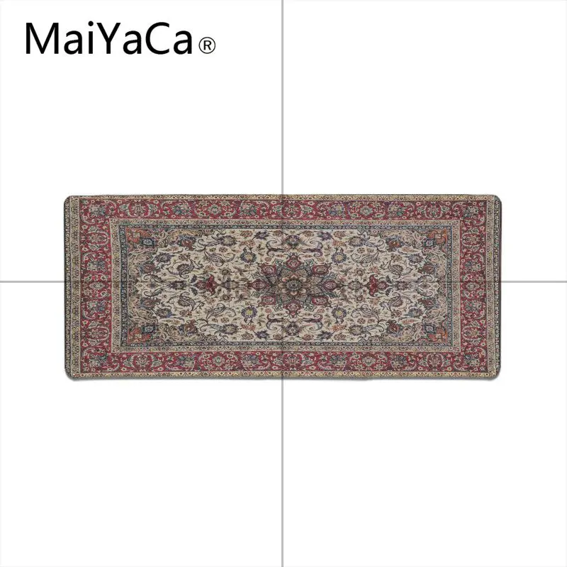 MaiYaCa принтованный персидский ковер для ноутбука, игровой коврик для мыши, коврик для мыши с рисунком аниме, большой размер, игровой коврик для мыши - Цвет: Lock Edge 40X90cm