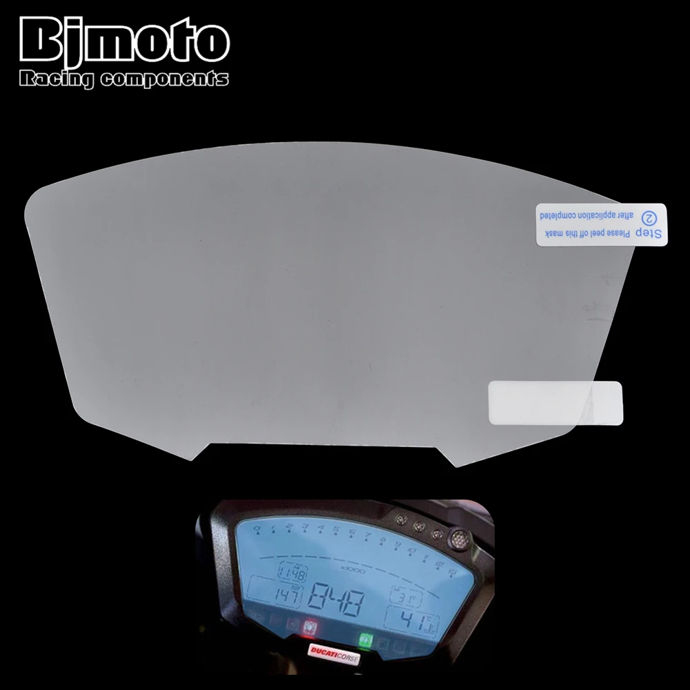 

BJMOTO Motorcycle Cluster Scratch Speedometer Film Screen Protector Stickers For DUCATI 848 1098 1198 ALL MODELS