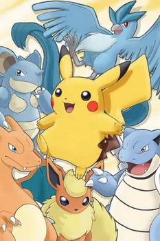 

Pokemon Anime Characters 90*60CM Wall Scroll Poster #32852