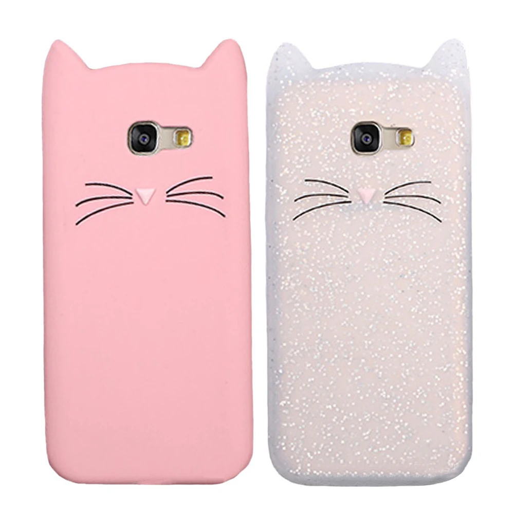 3D Cute Squishy Beard Cat Silicone Case For XiaoMi RedMi Note 5 Candy Color Soft Cover XioMi RedMi Note 5 pro 5pro Global 5.99\