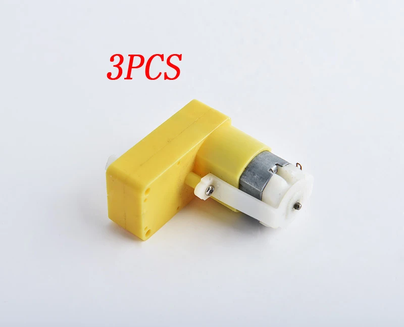 

3PCS/LOT 6V/3V L-type Motor SJ02A 1:48 Gear Motor 130 TT DC Miniature Speed Reducer Motor DIY Toy Spare Parts for RC Car Model