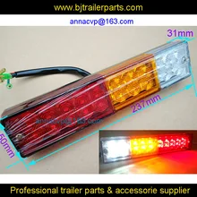 2 х светодиодный светильник для прицепа, задний стоп-индикатор, задние фонари для грузовика, лампы для прицепа, 12 В, задний светильник, запчасти для триалера