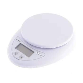

1pc Portable 5000g/1g Food Diet Postal Kitchen Digital Scale Balance Weight Weighting LED Electronic Kitchen Tool