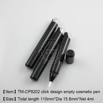 

TM-CP8202 Free shipping 4ml click nail polish paint pen concealer cream pen with brush tip applicator (Empty pen 200PCS/LOT)