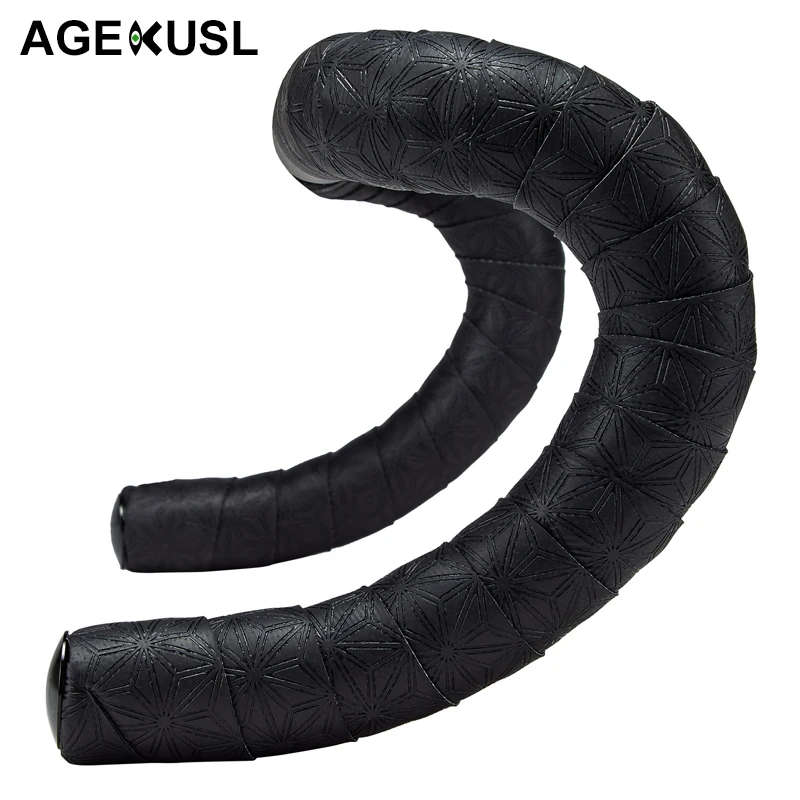 

AGEKUSL Two-tone Star Bike Bar Tape Bicycle Handlebar Tape Cycling Road Bike Anti-slip Shockproof Bar Tape Bicycle Accessories