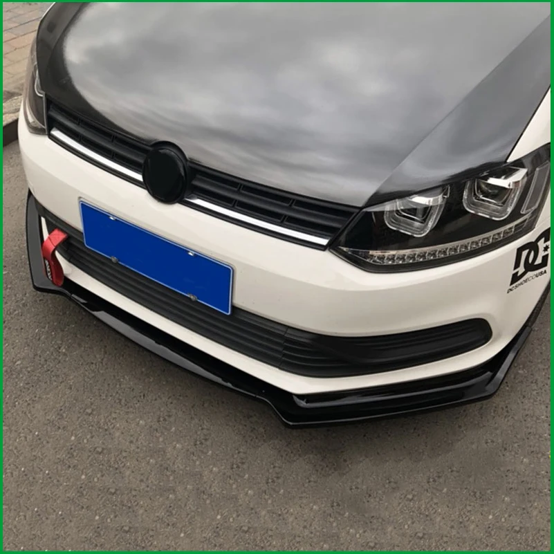 Автомобильный Стайлинг для VOLKSWAGEN POLO 2014 2017 Комплект кузова автомобиля передний