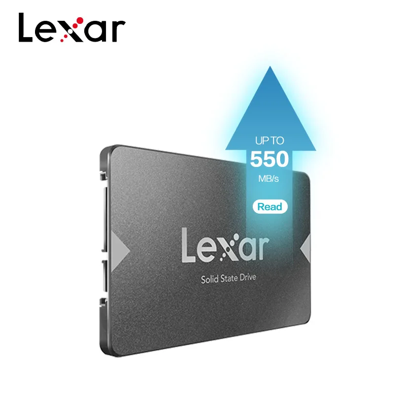 Lexar NS100 2," SATA III SSD 128 ГБ 256 ГБ Внутренний твердотельный диск Жесткий диск 512 ГБ для ноутбуков настольных ПК