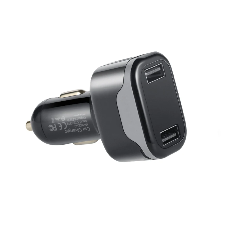 

C1 5V DC 2A Bluetooth Smart GPS Tracker Positioning Car Charger Dual USB Quick Charge