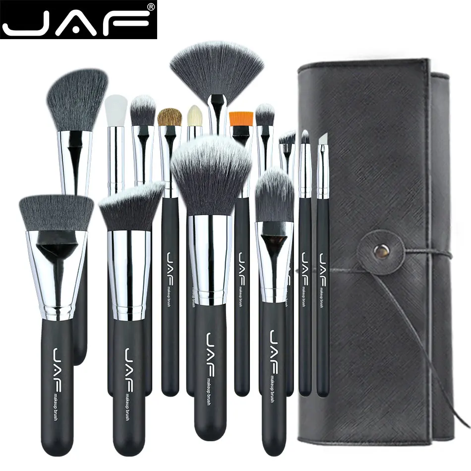 Pincéis de Maquiagem Kit de Ferramentas para Cosméticos com Estojo Portátil Peças Jaf 15 J1531yc-b 2 Aplicador de sombra