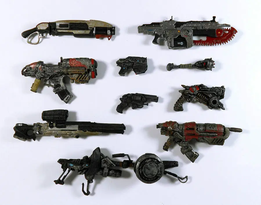 Buy 6pcs lots Random Gears of War Weapon Gun for 7