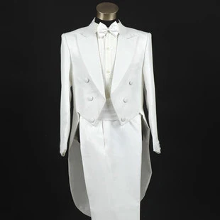 Mens Suit Men Suits 4 Piece (Jacket+Pants T+Bow Tie+Belt) Tailcoat Suits Men's Blazers Slim Fit Groom Wedding Prom Tuxedo Man Suit mens suit