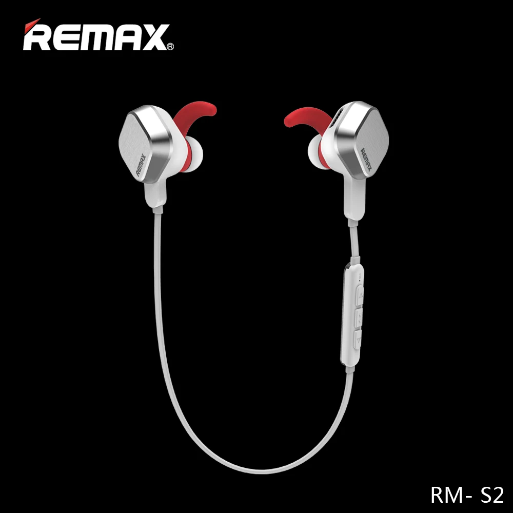 

Remax S2 bluetooth 4.1 Sports Stereo Bluetooth earphone with Mic headset wireless Base-Driven for iphone mobile Phone for Xiaomi