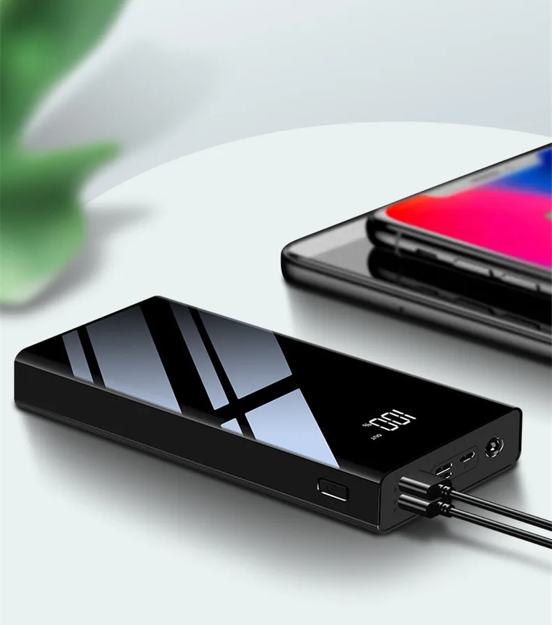 30000 мАч Внешний аккумулятор power Bank 3 USB светодиодный Банк питания портативное быстрое зарядное устройство для Xiaomi mi 9 iphone 8