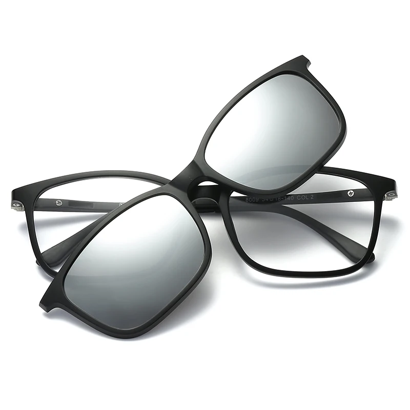 Tr90 Luxury Polarized Sunglasses Women Men Clip On Sunglasses