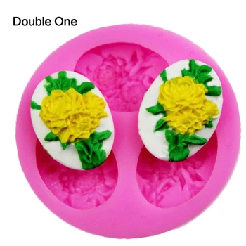 

DIY Oval Flowers Cabochon Silicone Handmade Jewelry Making Tools Crystal Resin Jewelry Tools & Equipments