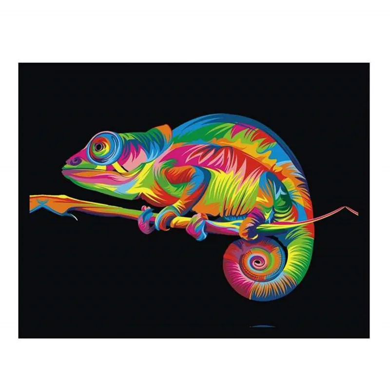 

DIY 5D Diamond Painting Full Drill Drawing Animals Pigeon Chameleon Cross Stitch Diamond Embroidery Patterns Home decoration