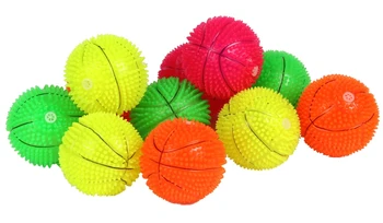 

Lovely Light Massage Basketball Vent Decompression Maomao Ball Hit Children's Toy Gifts 2020