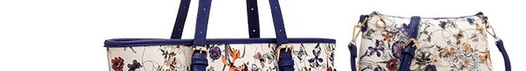 LUCDO 3 шт./компл. сумки через плечо женские сумки новые большая кожаная сумка-тоут Для женщин Сумки Знаменитые цветочные печати сумки через плечо дизайнерская сумка-мессенджер