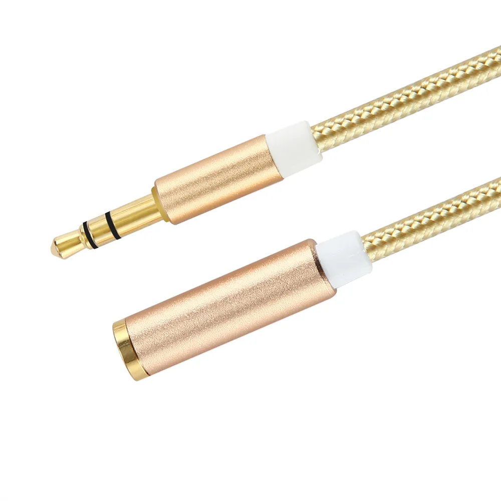 

Aux Extension Cable 3.5mm Jack Stereo Headphone Male to Female Audio Cable for Computer Phone Amplifier Speaker MP3 DVD TV Car