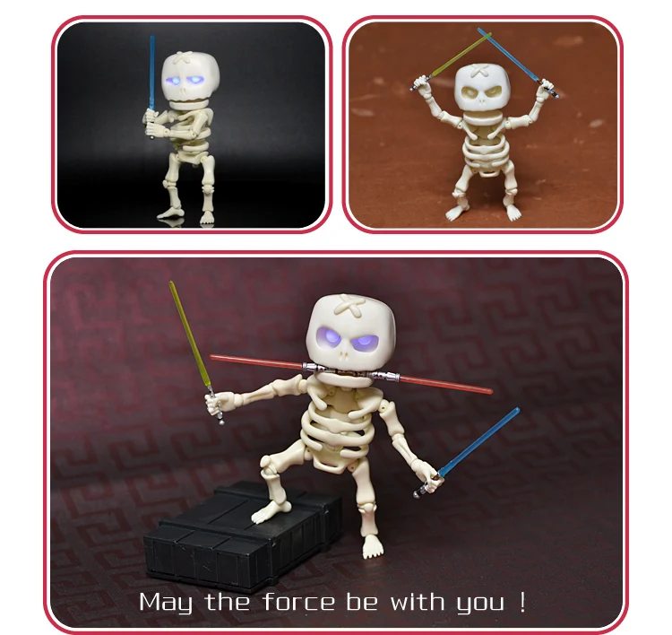 GULUO acition фигурка модель черепа игрушки кукла bjd diy для взрослых куклы с черепом
