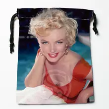 J& w6 Мэрилин Монро#1 Пользовательские печатных получать степень сжатия сумки мешки drawstring Размер 18X22 см W725 и JYt6