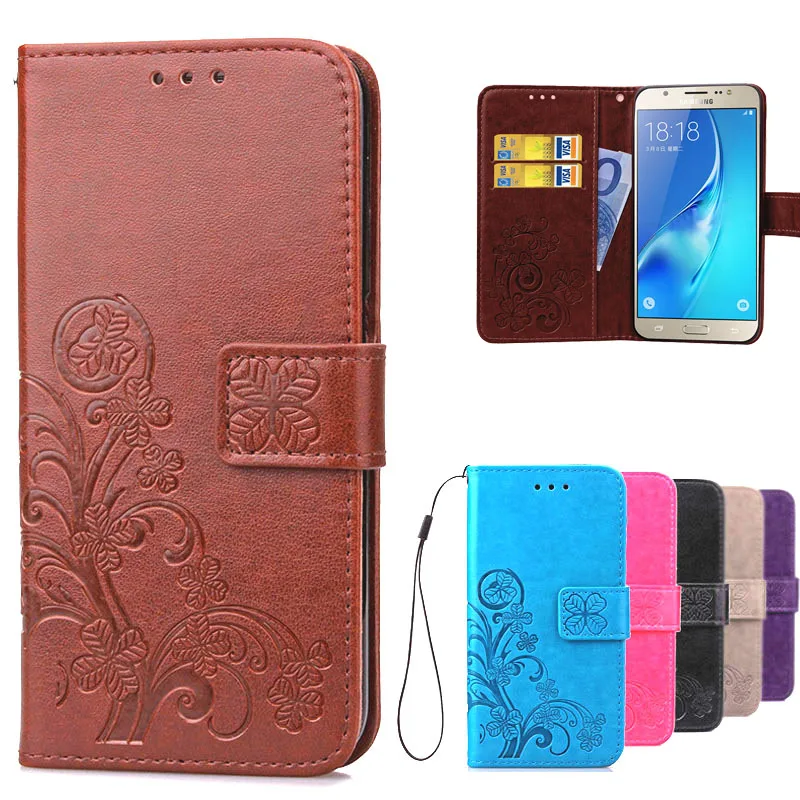 Luxury Retro Leather Wallet Flip Cover For Coque Samsung Galaxy J5 Case J510 J510F SM-J510F Phone Case Capa for samsung j5 2016