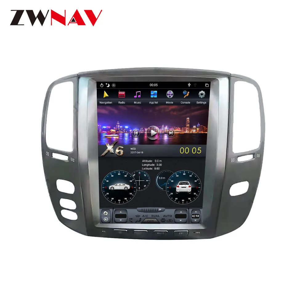 Discount Tesla style Android 9.0 PX6 4GB RAM Car GPS Navigation For Lexus LX470/LX-470 2002-2007 head unit multimedia radio tape recorder 1 Discount Tesla style Android 9.0 PX6 4GB RAM Car GPS Navigation For Lexus LX470/LX-470 2002-2007 head unit multimedia radio tape recorder 1