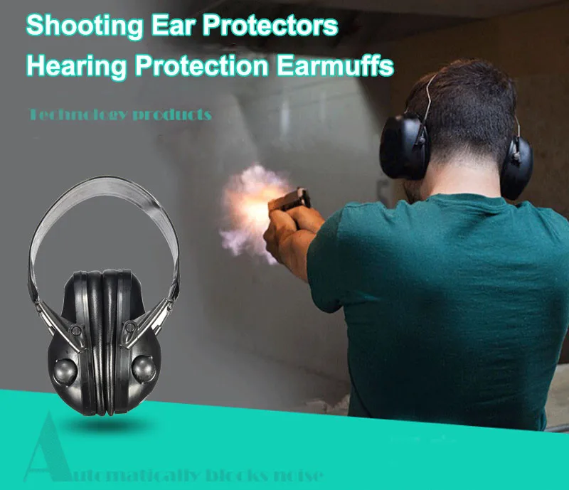 

Hot Sale Anti-noise Impact Sport Hunting Electronic Tactical Earmuff Shooting Ear Protectors Hearing Protection Peltor Earmuffs