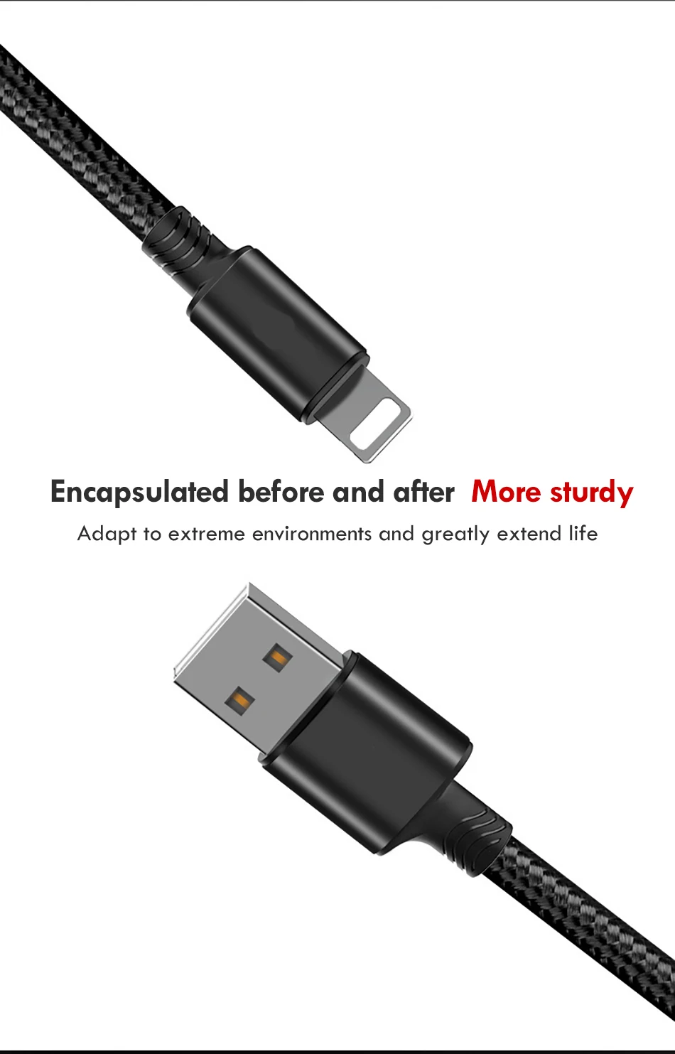 Universal 3 in 1 Lighting Charge Cable For iPhone 7 8 6 6s Plus X Micro USB Type-C For Xiaomi Samsung Long Charging Cables 1 (5)